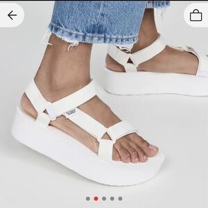 White Platform Tevas